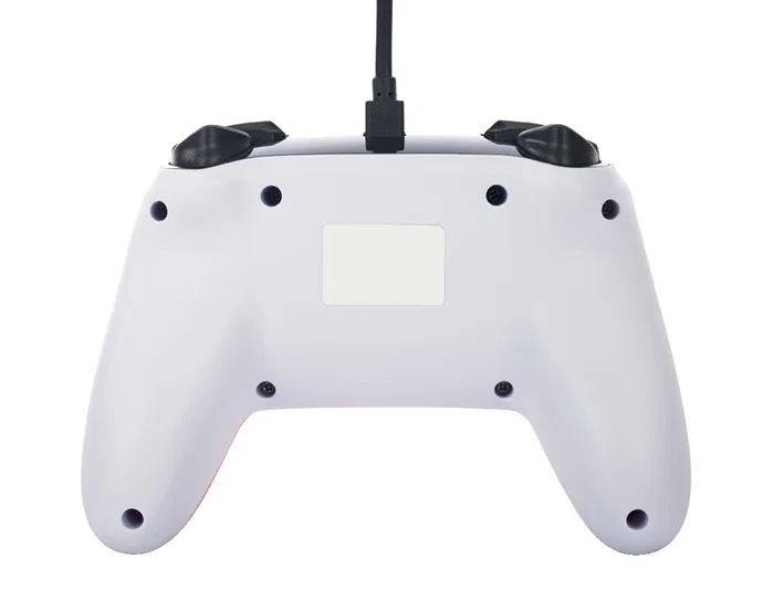 PowerA Mando con Cable para Nintendo Switch Laughing Pikachu Blanco Mate