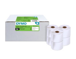 Etiquetas Dymo Label Writer 54X101Mm Rl.220 Uds. Papel Blanco Envio Value Pack De 6 Rollos
