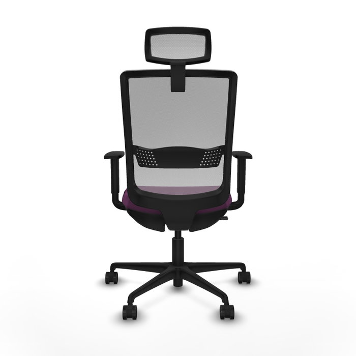 PIQUERAS Y CRESPO Silla de oficina Haches con mecanismo Sincro/Traslack, Morado y Gris PIQUERAS Y CRESPO Silla de oficina Haches con mecanismo Sincro/Traslack, Morado y Gris