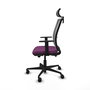 PIQUERAS Y CRESPO Silla de oficina Haches con mecanismo Sincro/Traslack, Morado y Gris