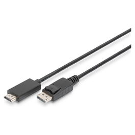 Digitus Cable Adaptador DisplayPort a HDMI St/St 8K 3m Macho Macho
