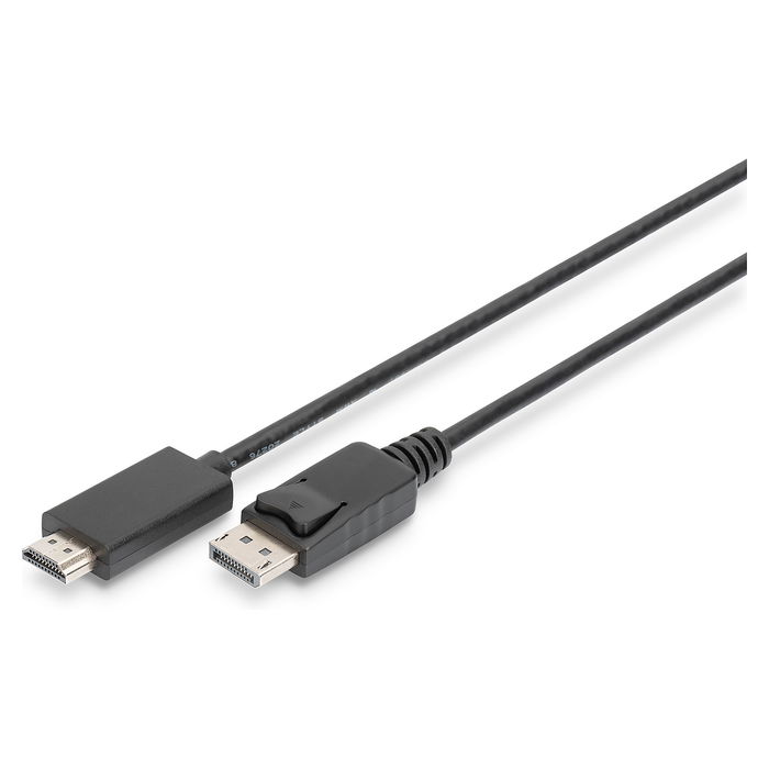 Digitus Cable Adaptador DisplayPort a HDMI St/St 8K 3m Macho Macho Digitus Cable Adaptador DisplayPort a HDMI St/St 8K 3m Macho Macho
