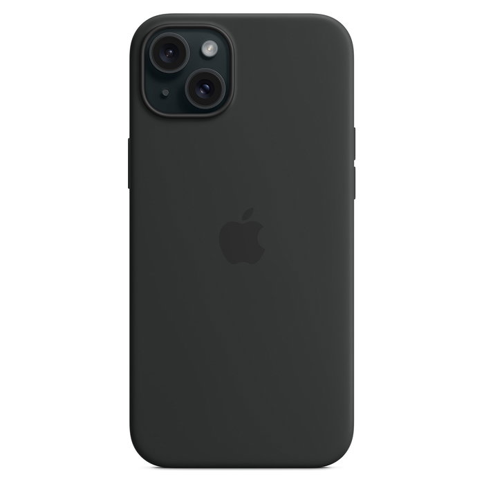 Apple MXQR3ZM/A Funda de Silicona para iPhone 15 Plus con MagSafe - Negro Apple MXQR3ZM/A Funda de Silicona para iPhone 15 Plus con MagSafe - Negro