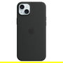 Apple MXQR3ZM/A Funda de Silicona para iPhone 15 Plus con MagSafe - Negro