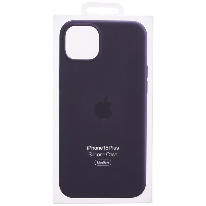 Apple Funda de Silicona con MagSafe para iPhone 15 Plus - Negro