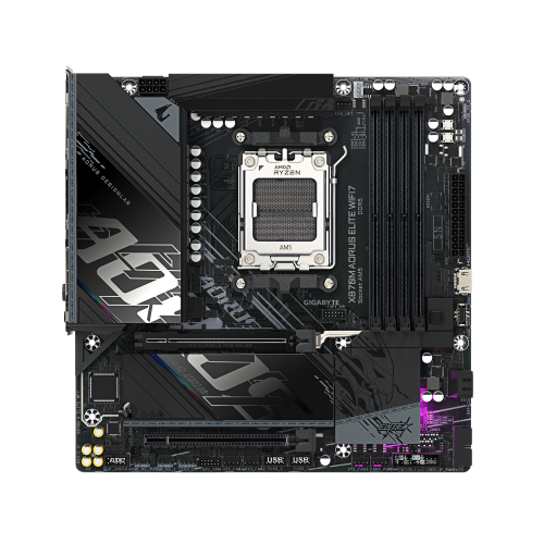 Gigabyte X870M AORUS ELITE WIFI7 Micro ATX DDR5 AMD X870 Gigabyte X870M AORUS ELITE WIFI7 Micro ATX DDR5 AMD X870