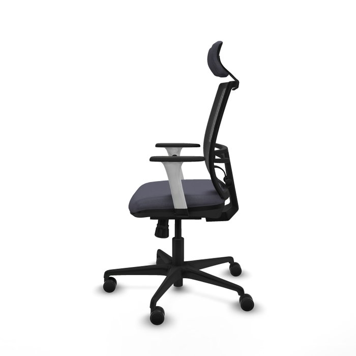 PIQUERAS Y CRESPO Silla de oficina Yunquera con mecanismo Sincro, Gris oscuro y Negro PIQUERAS Y CRESPO Silla de oficina Yunquera con mecanismo Sincro, Gris oscuro y Negro