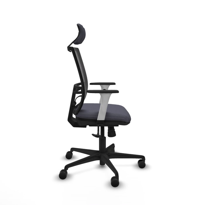 PIQUERAS Y CRESPO Silla de oficina Yunquera con mecanismo Sincro, Gris oscuro y Negro PIQUERAS Y CRESPO Silla de oficina Yunquera con mecanismo Sincro, Gris oscuro y Negro