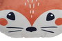DKD Home Decor Cojin Kids Animales del Bosque Naranja Marron Poliester 12 x 28 x 39 cm (6 Unidades)