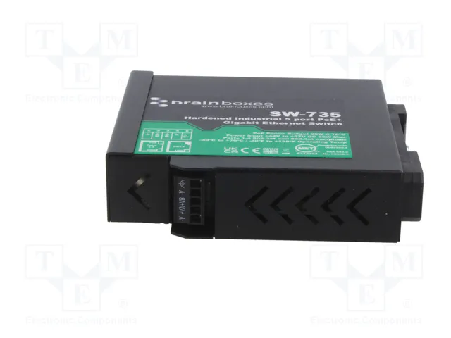 BRAINBOXES SW-735 Switch PoE Ethernet no administrado BRAINBOXES SW-735 Switch PoE Ethernet no administrado