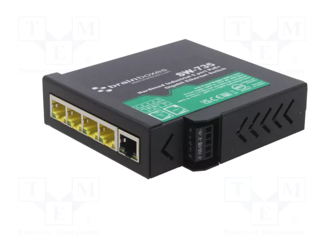 BRAINBOXES SW-735 Switch PoE Ethernet no administrado BRAINBOXES SW-735 Switch PoE Ethernet no administrado