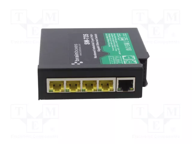 BRAINBOXES SW-735 Switch PoE Ethernet no administrado BRAINBOXES SW-735 Switch PoE Ethernet no administrado