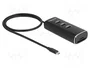 DeLOCK Hub USB 64234 con 3 Puertos y Lector de Tarjetas SD/Micro SD