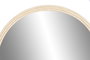DKD Home Decor Espejo con Acabado Símil Ratán, Pack de 4, Beige y Natural