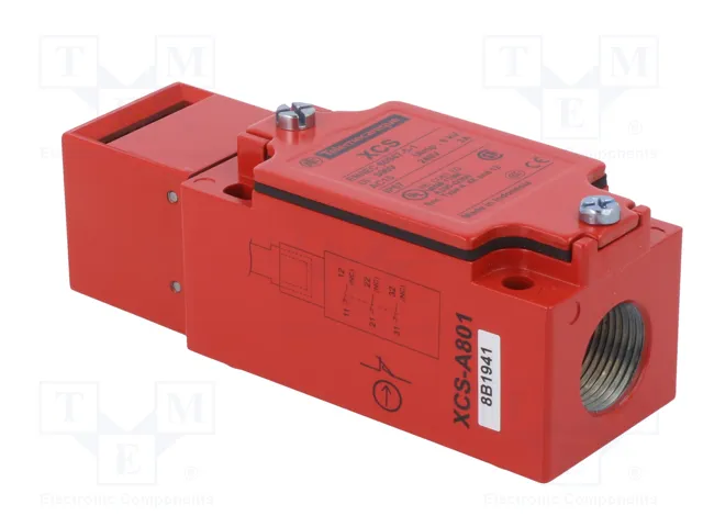 TELEMECANIQUE SENSORS XCSA801 Interruptor de seguridad a llave NC x3
