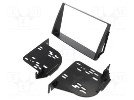 METRA Bastidor de montaje de radio para Hyundai Azera 2006-2011, 2 DIN, Negro