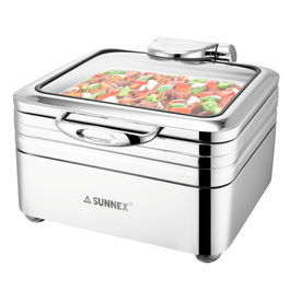 SILICY Soporte Chaffing Dish GN 2/3 para Buffet y Exposición - 44 cm x 18 cm x 9.5 cm