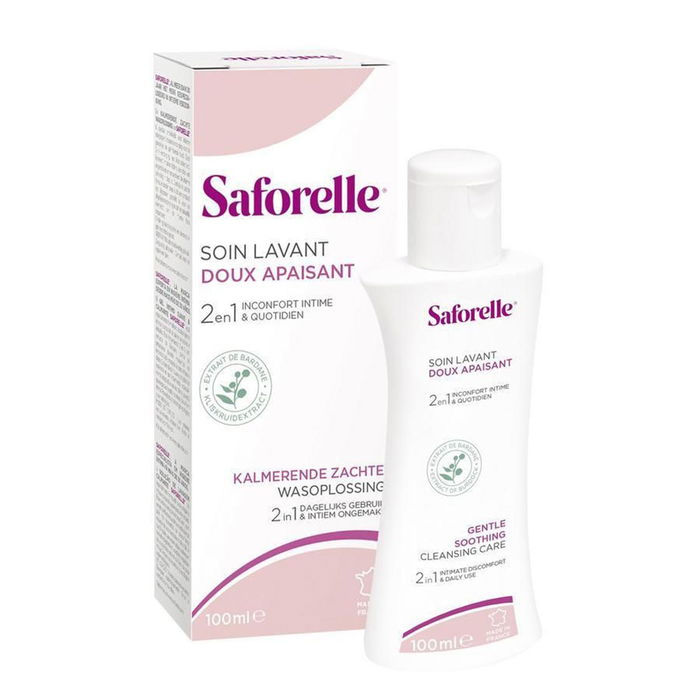 SAFORELLE Gel Íntimo Suavizante 2en1 Limpiador Suave 100 ml