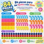 Jugatoys - pequemagnetics Juego de construcción Magnético infantil 84 piezas