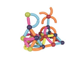 Jugatoys - pequemagnetics Juego de construcción Magnético infantil 84 piezas