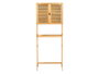 BERILO Mueble alto de baño con 2 puertas en Bambú