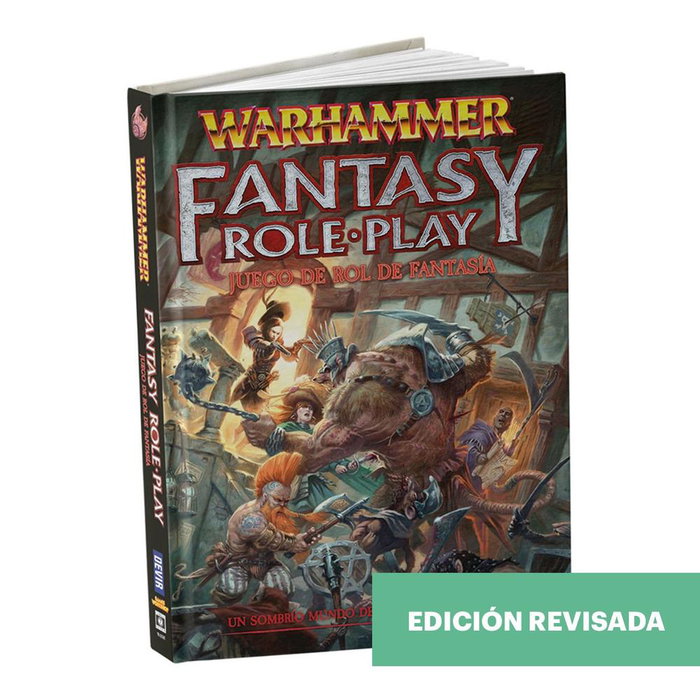 Devir Juego de Rol Warhammer Edición Revisada - 352 Páginas - Fantasía Oscura - Sistema Martillo de Guerra - En Castellano Devir Juego de Rol Warhammer Edición Revisada - 352 Páginas - Fantasía Oscura - Sistema Martillo de Guerra - En Castellano