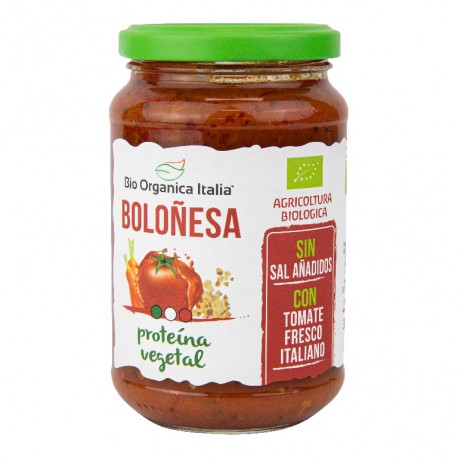 BIO ORGANICA ITALIA Salsa Tomate Boloñesa Bio Vegan 350 ml BIO ORGANICA ITALIA Salsa Tomate Boloñesa Bio Vegan 350 ml