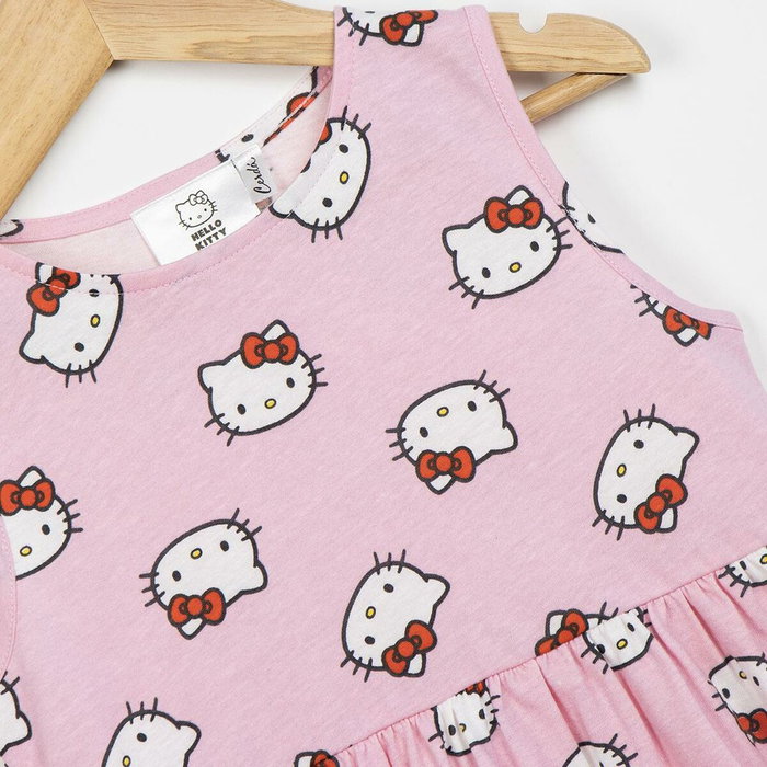 Cerdá Vestido Single Jersey Hello Kitty Rosa 10 Años