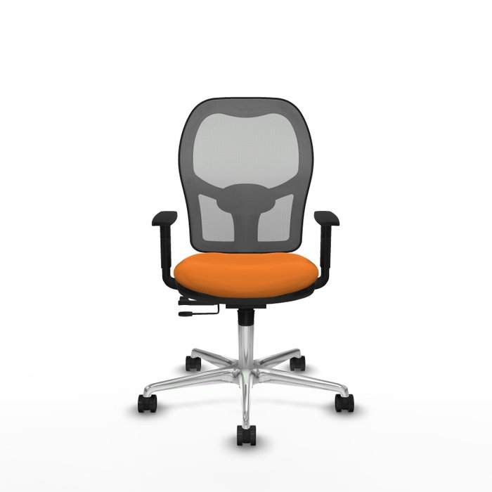 PIQUERAS Y CRESPO Silla de oficina Jorquera Naranja y Gris