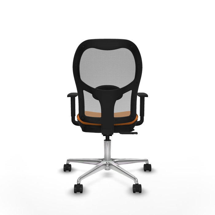 PIQUERAS Y CRESPO Silla de oficina Jorquera Naranja y Gris
