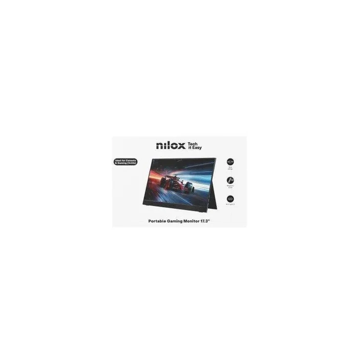 Nilox Monitor Portátil NXMP17FHD1441 17,3 pulg FHD 144Hz IPS Negro
