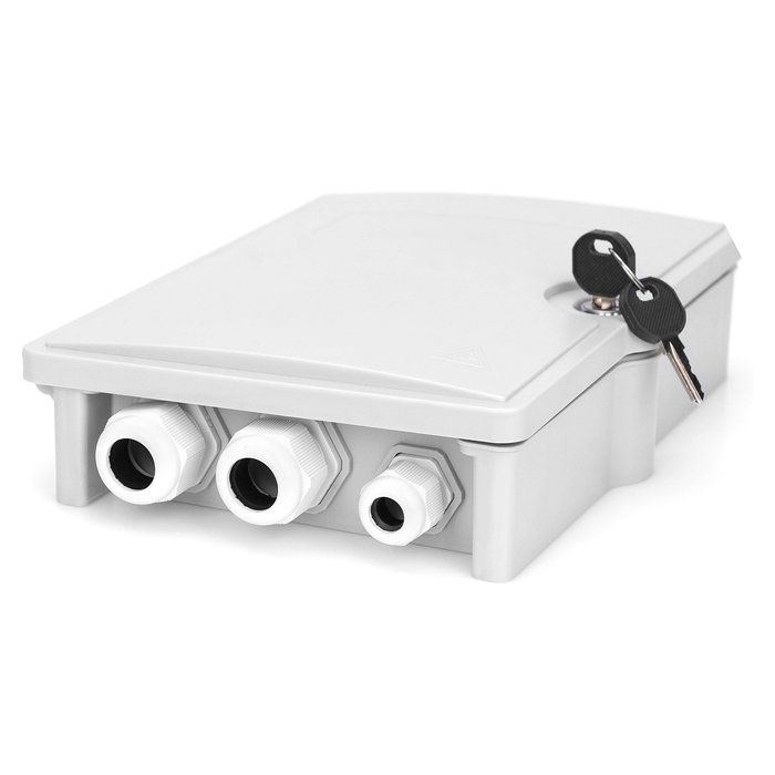 Digitus Caja de Distribución FTTH para Exterior 6 SC/DX, SC, Gris