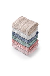 Mijölnir 1 Juego de Toallas de Mano de Algodón 100% (6 Piezas, 450 gr/m²) Suaves y Absorbentes para Baño Uso Diario Elegantes Lujosas Cómodas 30 x 50 cm