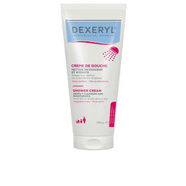 Dexeryl SHOWER Crema de Ducha 200 ml, Gel de Baño Hidratante para Pieles Secas, Sin Jabón, Sin Fragancia