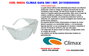 Climax Gafas Panorámicas de Policarbonato Incoloras 2.5 mm Grosor 580 I