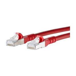 METZ CONNECT Patchkabel Cat.6A S/FTP RJ45 a RJ45 3 m Rojo - 1308453066-E
