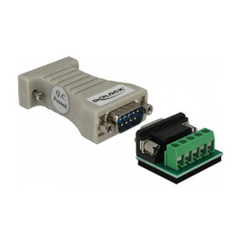 DeLOCK 62920 Convertidor RS-232 DB9 Hembra a RS-422/485 DB9 Macho con Protección ESD