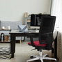 PIQUERAS Y CRESPO Silla de oficina Horna con mecanismo Sincro, Gris y Negro
