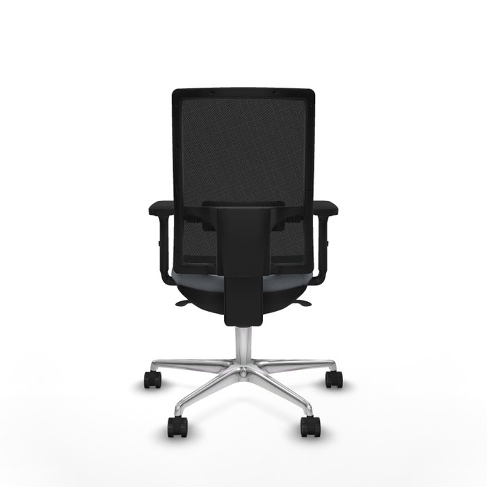 PIQUERAS Y CRESPO Silla de oficina Horna con mecanismo Sincro, Gris y Negro PIQUERAS Y CRESPO Silla de oficina Horna con mecanismo Sincro, Gris y Negro