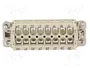 HARTING Han 16A-BU-S (17-32) Plantilla de contacto Hembra Han® A