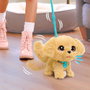 Just Play furReal Wag-A-Lots Golden Retriever 28162 - Perro Interactivo con Cola Móvil y Sonidos - Peluche Andante para Niños +4 Años
