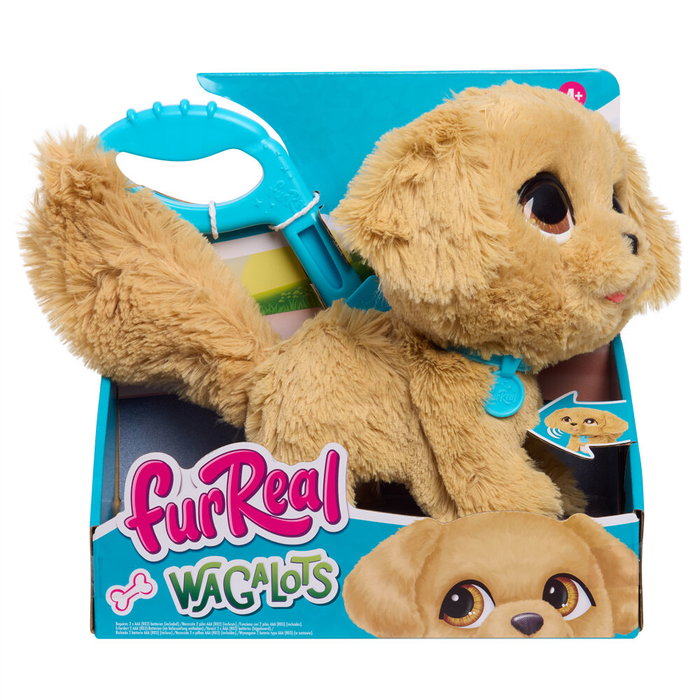 Just Play furReal Wag-A-Lots Golden Retriever 28162 - Perro Interactivo con Cola Móvil y Sonidos - Peluche Andante para Niños +4 Años Just Play furReal Wag-A-Lots Golden Retriever 28162 - Perro Interactivo con Cola Móvil y Sonidos - Peluche Andante para Niños +4 Años