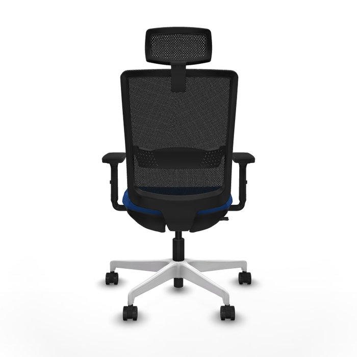 PIQUERAS Y CRESPO Silla de oficina Haches Azul y Negro