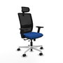 PIQUERAS Y CRESPO Silla de oficina Haches Azul y Negro