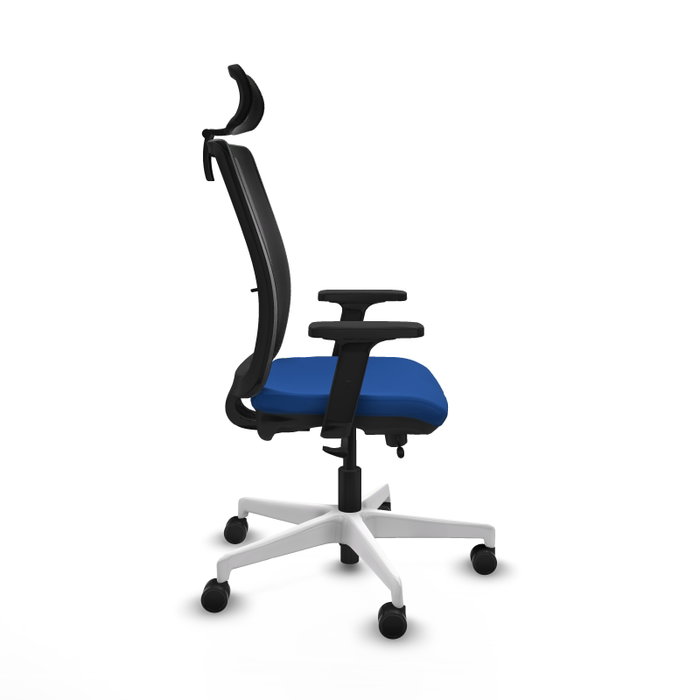 PIQUERAS Y CRESPO Silla de oficina Haches Azul y Negro
