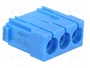 ILME Conector HDC MIXO de 3 pines macho-hembra