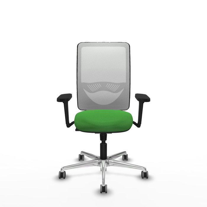 PIQUERAS Y CRESPO Silla de oficina Zulema Verde y Blanco