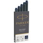 Parker Cartuchos de Tinta Quink Negro y Azul (Pack de 5) تقدmido para Pluma Estilográfica