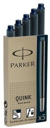 Tinta Estilografica Parker Caja 5 Cartuchos Azul Negro