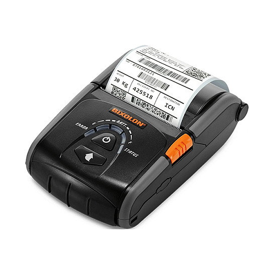 BIXOLON SPP-R200IIIplus Impresora Térmica Portátil - Bluetooth, USB, RS-232 - 203 DPI, 100 mm/s, 4.8 cm Ancho de Impresión - Batería Recargable